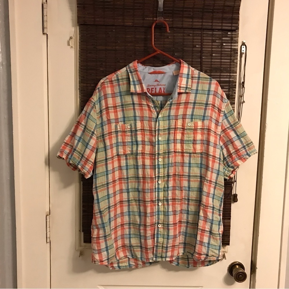 Tommy Bahama Relax Button Up Linen Shirt